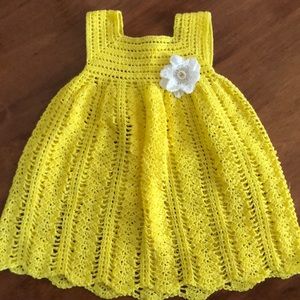 Crocheted Dress for Girls